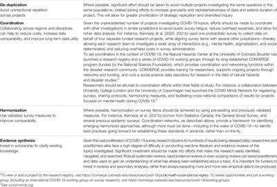 Methodological Considerations for Survey-Based Research During Emergencies and Public Health Crises: Improving the Quality of Evidence and Communication